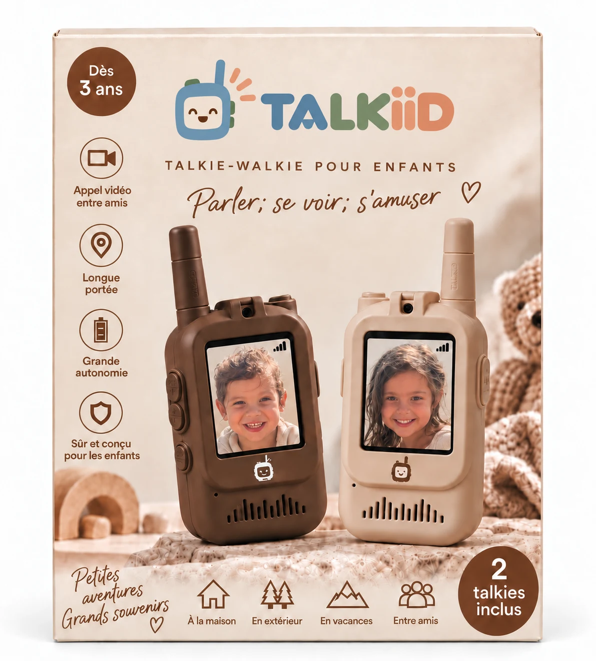 Boîte du duo TALKIID